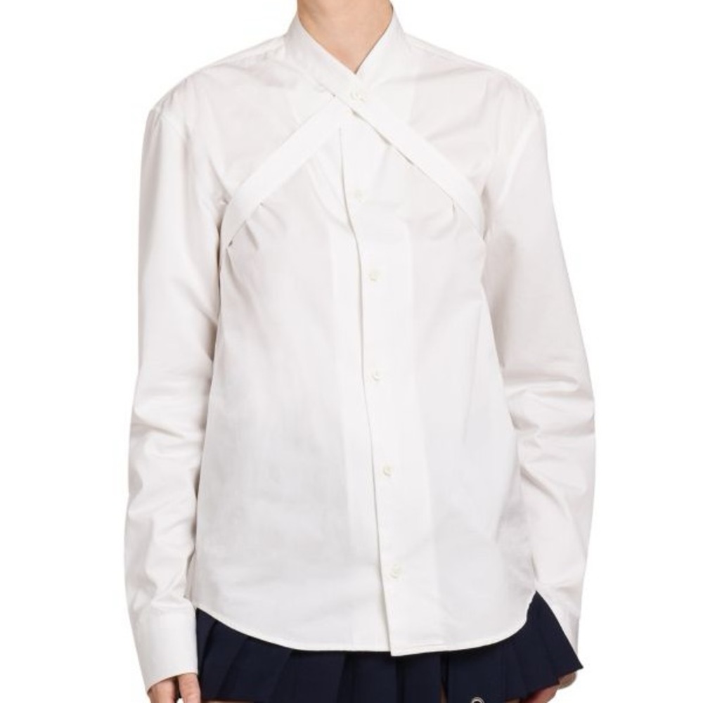 Off-White Crisscross Belt Shirt (NWT)
